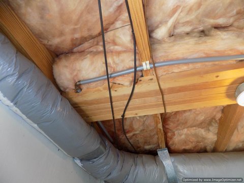 Polybutylene Piping Through Girder